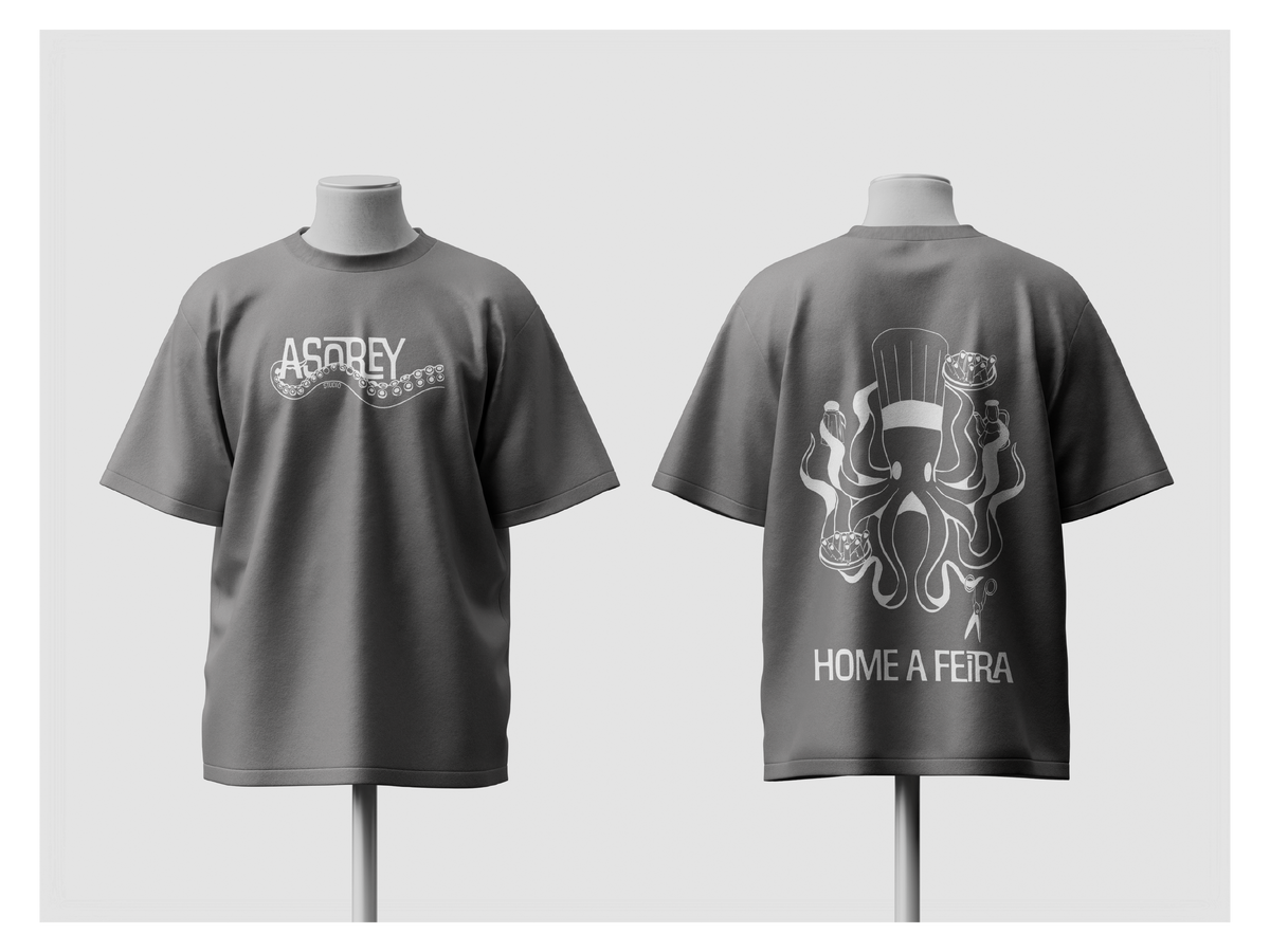 Camiseta Over Size Home a feira